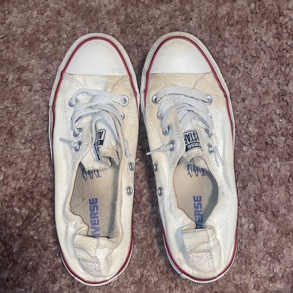 Used Womens Converse Size 6.5 White
